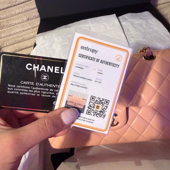 Pink Chanel Small Classic Double flap - Picture 2 of 6